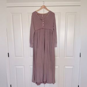 Free People Henley Maxi Dress